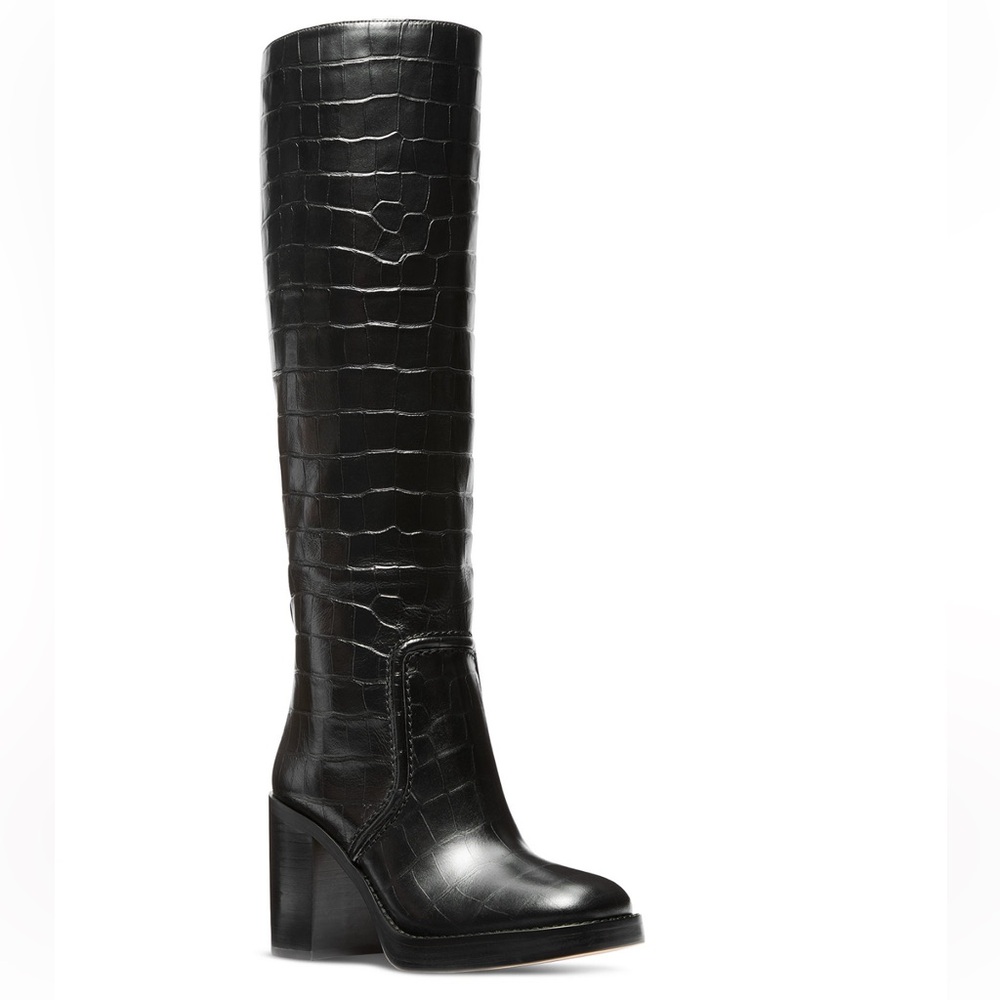 Michael Kors Women's Hayden Croc-Embossed Boots